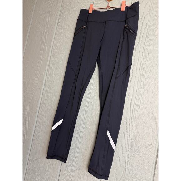 Lululemon Cropped Black Leggings, Size 4 - Picture 2 of 5